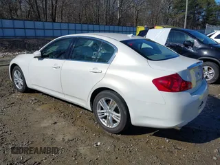 2012 Infiniti G25 x with VIN JN1DV6AR7CM861520, listed as a IAAI auction lot 41443921 with 84,970 mi miles and . Bid and sale history available at DreamBid. Image 3.