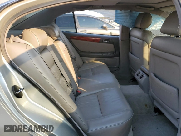2001 Lexus GS 300 with VIN JT8BD69S710148070, listed as a Copart auction lot 50574035 with 159,555 mi miles and Salvage Title. Bid and sale history available at DreamBid. Image 10.