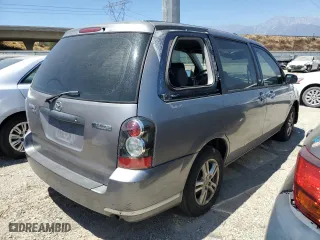 2005 Mazda MPV LX with VIN JM3LW28A350538856, listed as a Copart auction lot 66790224 with 154,746 mi miles and Salvage Title. Bid and sale history available at carsss.com. Image 3.