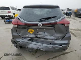 2021 Nissan Kicks SV with VIN 3N1CP5CV2ML495312, listed as a Copart auction lot 48202875 with 57,756 mi miles and Salvage Title. Bid and sale history available at carsss.com. Image 6.