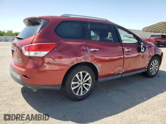 2016 Nissan Pathfinder Platinum with VIN 5N1AR2MM8GC611868, listed as a Copart auction lot 54077545 with 146,187 mi miles and Salvage Title. Bid and sale history available at carsss.com. Image 3.