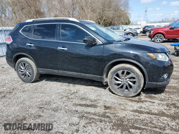 2016 Nissan Rogue SV with VIN 5N1AT2MV3GC792694, listed as a Copart auction lot 51359235 with 102,696 mi miles and Clean Title. Bid and sale history available at DreamBid. Image 4.