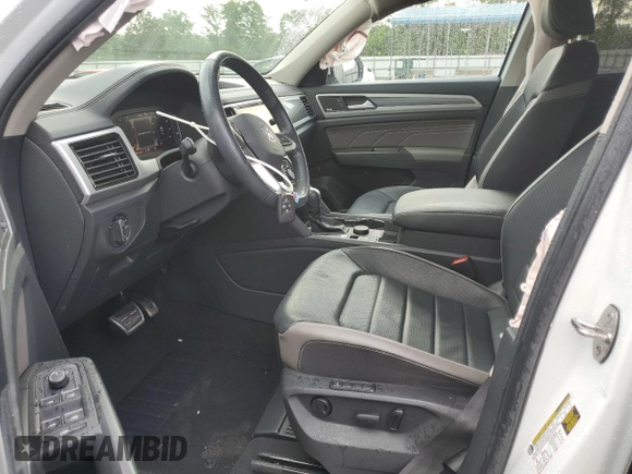 2022 Volkswagen Atlas SEL Premium R-Line with VIN 1V2FR2CA8NC528907, listed as a Copart auction lot 60201125 with 26,125 mi miles and Salvage title. Bid and sale history available at DreamBid. Image 7.