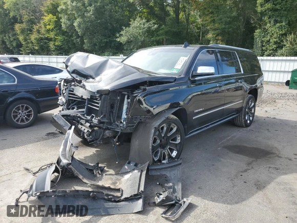 2018 GMC Yukon XL Denali with VIN 1GKS2HKJ1JR352335, listed as a Copart auction lot 71974934 with 63,038 mi miles and Salvage Title. Bid and sale history available at carsss.com. Image 1.