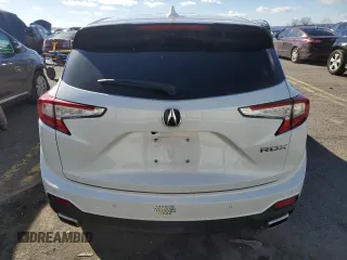 2023 Acura RDX Technology with VIN 5J8TC1H55PL006140, listed as a Copart auction lot 45442795 with 16,211 mi miles and Salvage title. Bid and sale history available at DreamBid. Image 6.