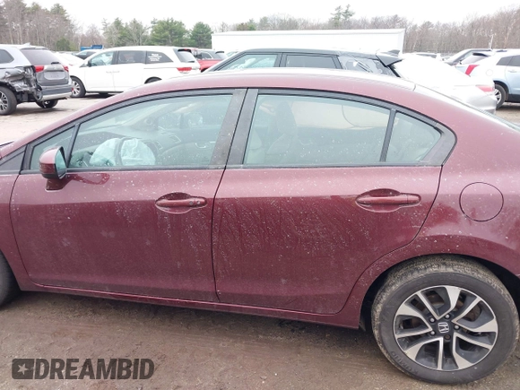 2015 Honda Civic EX with VIN 2HGFB2F85FH503798, listed as a IAAI auction lot 42019022 with 151,109 mi miles and . Bid and sale history available at carsss.com. Image 14.
