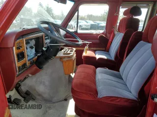1991 Ford Econoline Cargo with VIN 1FDES14H2MHA04477, listed as a Copart auction lot 47429575 with 63,054 mi miles and Salvage Title. Bid and sale history available at DreamBid. Image 7.