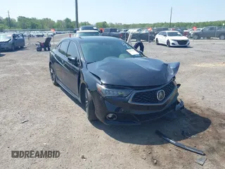 2018 Acura TLX w/A-SPEC Pkg with VIN 19UUB3F63JA001911, listed as a IAAI auction lot 42167622 with 114,845 mi miles and . Bid and sale history available at DreamBid. Image 1.