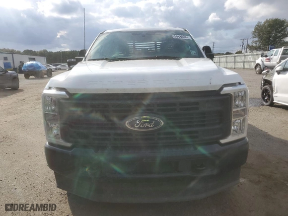 2023 Ford Super Duty F-250 SRW XL with VIN 1FT7W2BA3PEC08692, listed as a Copart auction lot 80886384 with 0 mi miles and Salvage Title. Bid and sale history available at carsss.com. Image 5.