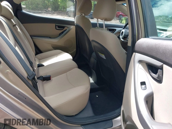 2016 Hyundai Elantra SE with VIN 5NPDH4AE8GH729940, listed as a IAAI auction lot 42205329 with 54,495 mi miles and . Bid and sale history available at DreamBid. Image 8.