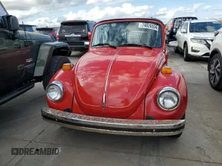 1974 Volkswagen Beetle with VIN 1542376676, listed as a Copart auction lot 74826694 with 7,835 mi miles and Salvage Title. Bid and sale history available at DreamBid. Image 5.