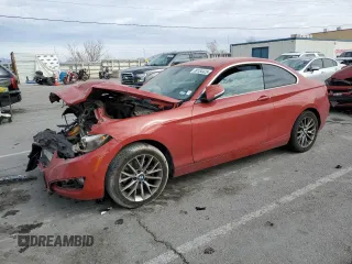 2016 BMW 2 Series 228i with VIN WBA1F9C52GV544296, listed as a Copart auction lot 89154425 with 100,921 mi miles and Salvage Title. Bid and sale history available at carsss.com. Image 1.