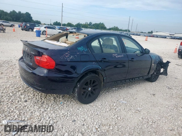 2010 BMW 3 Series 328i xDrive with VIN WBAPK5C57AA652894, listed as a Copart auction lot 62106955 with 114,310 mi miles and Salvage title. Bid and sale history available at DreamBid. Image 3.
