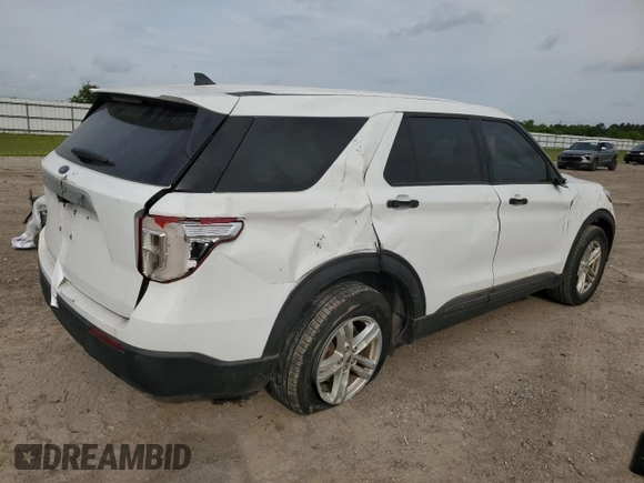 2022 Ford Explorer with VIN 1FMSK7BH7NGB30639, listed as a Copart auction lot 55044715 with 15,882 mi miles and Salvage title. Bid and sale history available at DreamBid. Image 3.