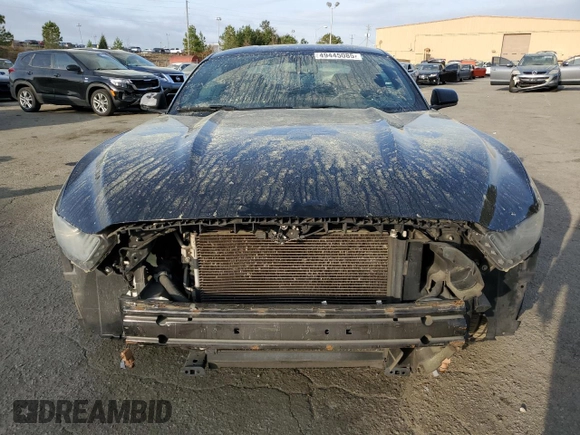 2015 Ford Mustang V6 with VIN 1FA6P8AM8F5373679, listed as a Copart auction lot 49445085 with 130,738 mi miles and Salvage title. Bid and sale history available at DreamBid. Image 5.