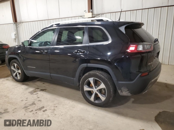 2019 Jeep Cherokee Limited with VIN 1C4PJMDX2KD451081, listed as a Copart auction lot 50602505 with 117,304 mi miles and Salvage Title. Bid and sale history available at carsss.com. Image 2.