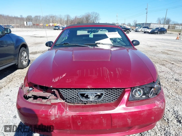 2004 Ford Mustang Deluxe with VIN 1FAFP44694F219365, listed as a IAAI auction lot 41628448 with 124,733 mi miles. Bid and sale history available at carsss.com. Image 13.