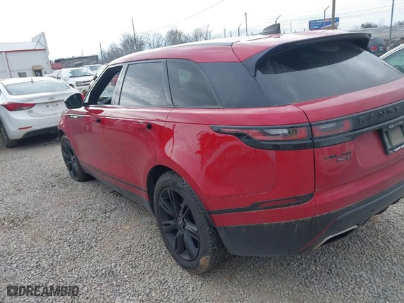 2021 Land Rover Range Rover Velar R-Dynamic S with VIN SALYT2EU5MA299124, listed as a IAAI auction lot 41452498 with 41,384 mi miles. Bid and sale history available at carsss.com. Image 3.