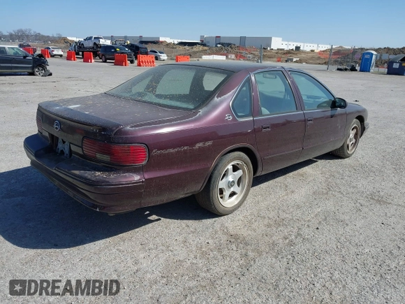 1996 Chevrolet Caprice 1SA Special Value with VIN 1G1BL52P9TR184810, listed as a IAAI auction lot 41831242 with Not provided miles and . Bid and sale history available at DreamBid. Image 4.