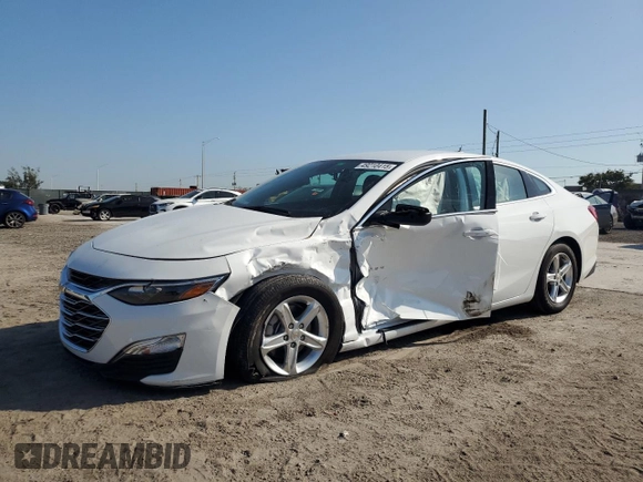 2024 Chevrolet Malibu LS with VIN 1G1ZB5ST8RF198190, listed as a Copart auction lot 49210415 with 4,429 mi miles and Non Repairable. Bid and sale history available at DreamBid. Image 1.
