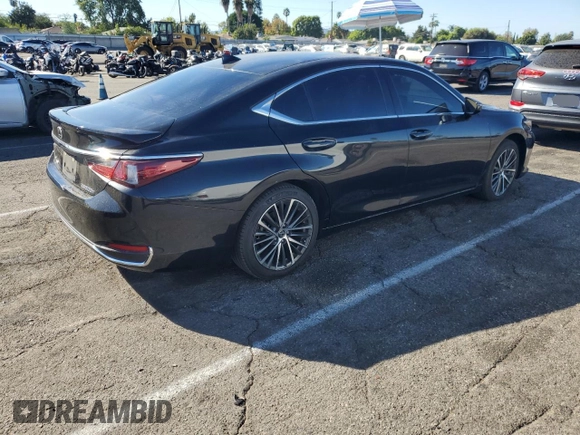 2023 Lexus ES with VIN 58ADA1C19PU035670, listed as a Copart auction lot 78781374 with 8,074 mi miles and Salvage Title. Bid and sale history available at carsss.com. Image 3.