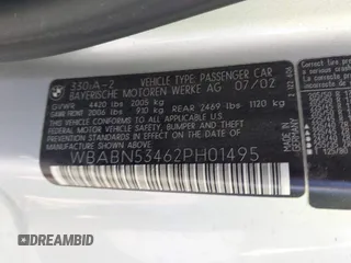 2002 BMW 3 Series 330Ci z VIN WBABN53462PH01495, wystawiony jako IAAI lot #42532216 z przebiegiem 180 545 mil mil oraz . Historia ofert i sprzedaży dostępna na DreamBid. Obrazek 9.