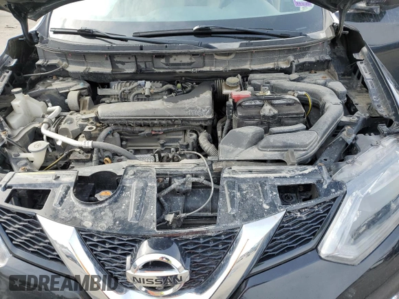 2016 Nissan Rogue S with VIN KNMAT2MT5GP736686, listed as a Copart auction lot 47551745 with 97,914 mi miles and Salvage Title. Bid and sale history available at carsss.com. Image 12.