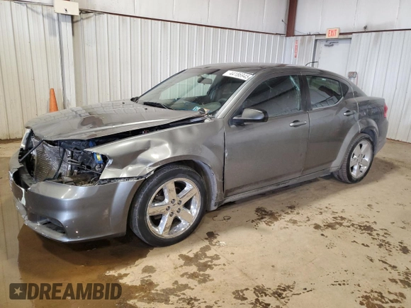 2012 Dodge Avenger SE with VIN 1C3CDZAB1CN184091, listed as a Copart auction lot 44186945 with 149,359 mi miles and Salvage Title. Bid and sale history available at carsss.com. Image 1.