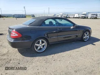 2005 Mercedes-Benz CLK 500 with VIN WDBTK75GX5T045859, listed as a Copart auction lot 51100995 with 130,761 mi miles and Salvage title. Bid and sale history available at DreamBid. Image 3.