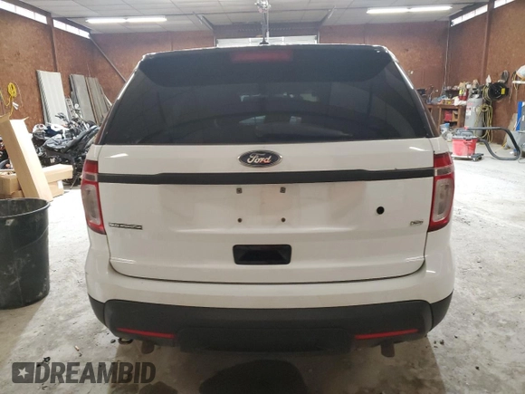 2015 Ford Utility Police Interceptor with VIN 1FM5K8AR1FGC66697, listed as a Copart auction lot 84403744 with 0 mi miles and Salvage Title. Bid and sale history available at carsss.com. Image 6.