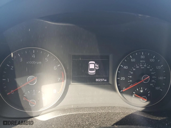 2018 Kia Cadenza Premium with VIN KNALB4J12J5127453, listed as a Copart auction lot 77793854 with 80,237 mi miles and Salvage Title. Bid and sale history available at carsss.com. Image 9.