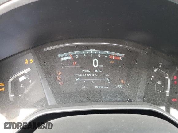 2017 Honda CR-V EX-L with VIN 5J6RW2H81HL032875, listed as a Copart auction lot 45604395 with 130,000 mi miles and Salvage Title. Bid and sale history available at DreamBid. Image 9.