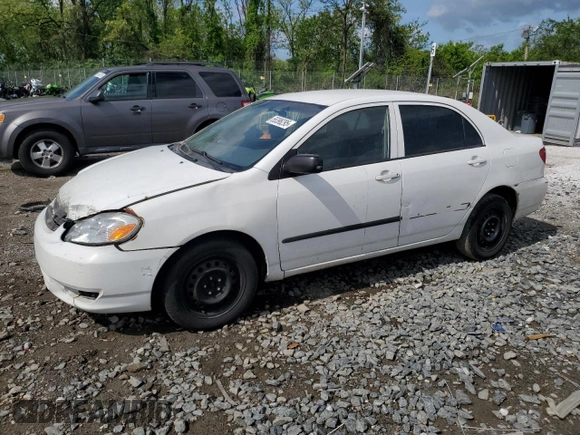 2004 Toyota Corolla CE with VIN 2T1BR32E54C289722, listed as a Copart auction lot 55396295 with 294,504 mi miles and Clean Title. Bid and sale history available at DreamBid. Image 1.