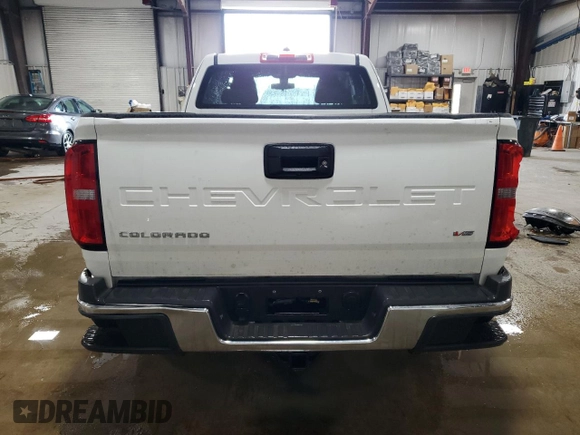 2021 Chevrolet Colorado 4WD Work Truck with VIN 1GCHTBEN8M1221288, listed as a Copart auction lot 46984125 with 86,044 mi miles and Salvage Title. Bid and sale history available at carsss.com. Image 6.