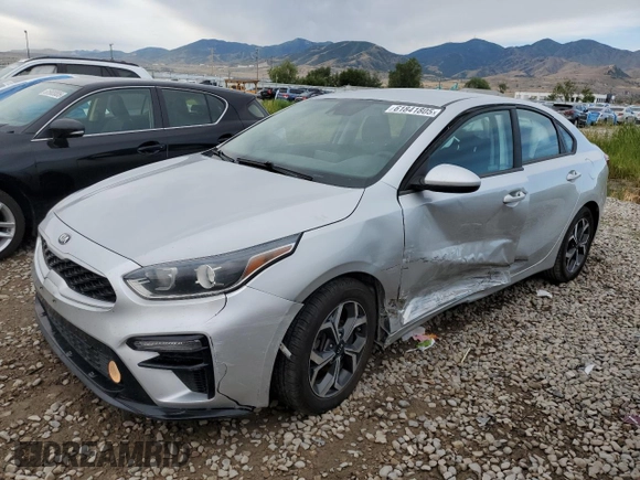 2019 Kia Forte LXS with VIN 3KPF24AD4KE120312, listed as a Copart auction lot 61841805 with 84,243 mi miles and Salvage title. Bid and sale history available at DreamBid. Image 1.