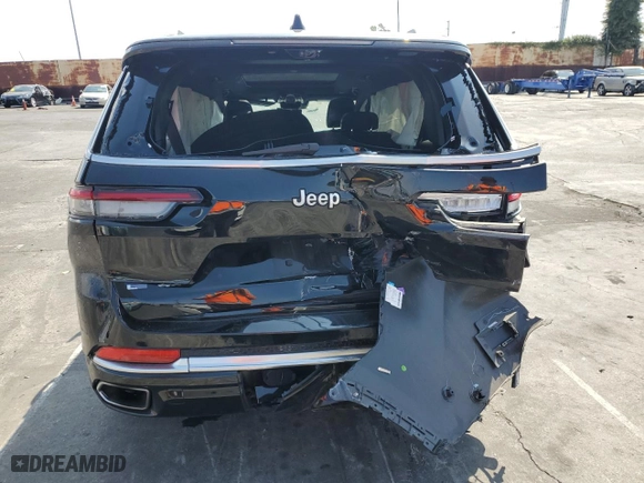 2021 Jeep Grand Cherokee L Summit Reserve with VIN 1C4RJKEG6M8108152, listed as a Copart auction lot 72476174 with 45,669 mi miles and Salvage Title. Bid and sale history available at carsss.com. Image 6.