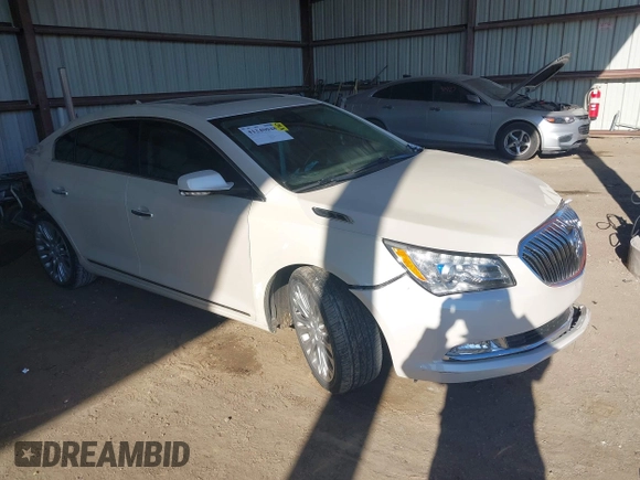 2014 Buick LaCrosse Premium II with VIN 1G4GF5G31EF166411, listed as a IAAI auction lot 41240048 with 82,231 mi miles and . Bid and sale history available at DreamBid. Image 1.