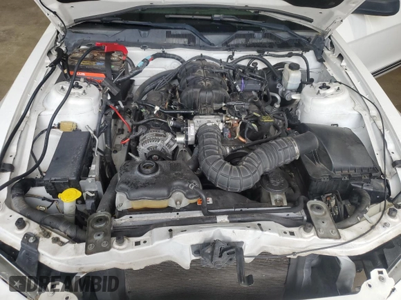 2010 Ford Mustang V6 with VIN 1ZVBP8ANXA5130978, listed as a Copart auction lot 55285385 with 127,633 mi miles and Salvage Title. Bid and sale history available at DreamBid. Image 11.