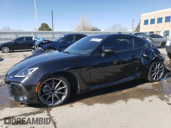 2022 Subaru BRZ Limited with VIN JF1ZDBF13N8702884, listed as a Copart auction lot 46545735 with 21,375 mi miles and Salvage title. Bid and sale history available at DreamBid. Image 1.