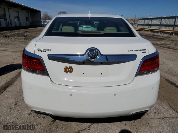 2011 Buick LaCrosse CXS with VIN 1G4GE5ED1BF276143, listed as a Copart auction lot 48460935 with 125,288 mi miles and Salvage Title. Bid and sale history available at carsss.com. Image 6.