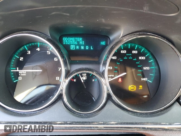 2013 Buick Enclave Premium with VIN 5GAKRDKD2DJ244479, listed as a Copart auction lot 48547635 with 152,556 mi miles and Salvage Title. Bid and sale history available at DreamBid. Image 9.