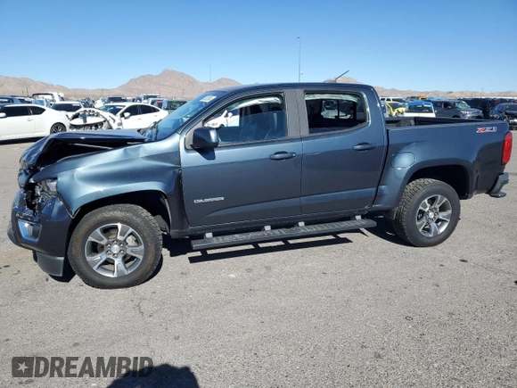 2020 Chevrolet Colorado 2WD Z71 with VIN 1GCGSDEN5L1134537, listed as a Copart auction lot 80283384 with 26,228 mi miles and Salvage title. Bid and sale history available at DreamBid. Image 1.