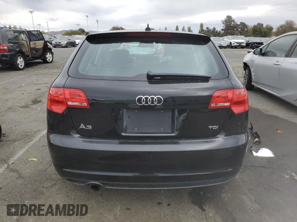 2012 Audi A3 2.0 TDI Premium with VIN WAUBJAFM6CA096508, listed as a Copart auction lot 76301304 with 90,904 mi miles and Salvage Title. Bid and sale history available at carsss.com. Image 6.