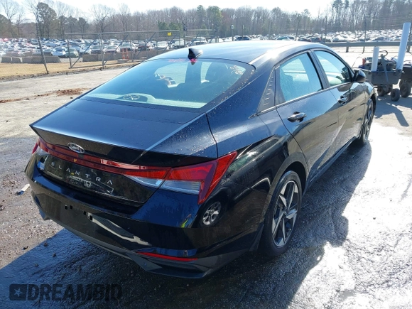 2023 Hyundai Elantra SEL with VIN KMHLS4AG7PU572241, listed as a IAAI auction lot 41489854 with 34,327 mi miles and . Bid and sale history available at DreamBid. Image 4.