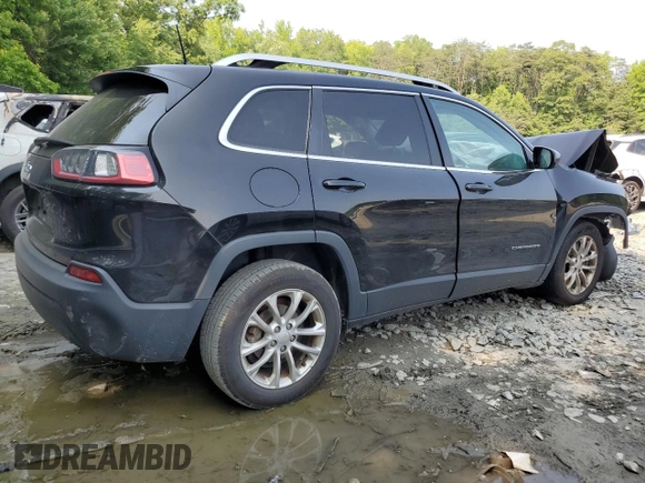 2019 Jeep Cherokee Latitude with VIN 1C4PJLCB0KD221636, listed as a Copart auction lot 59239305 with Not provided miles and Salvage title. Bid and sale history available at DreamBid. Image 3.