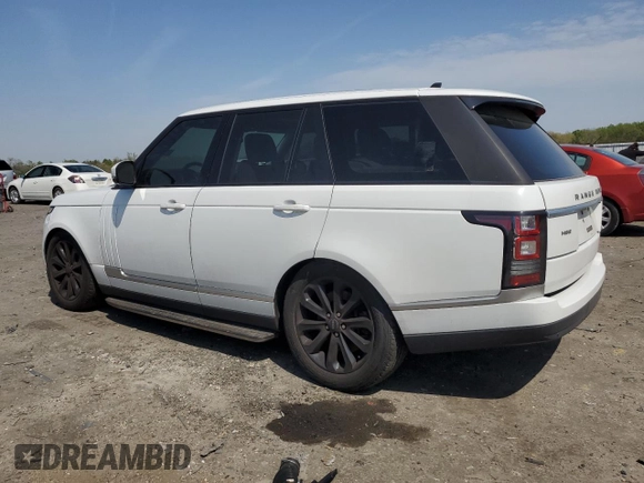 2016 Land Rover Range Rover HSE with VIN SALGS2VF2GA268479, listed as a Copart auction lot 53663055 with 135,323 mi miles and Clean title. Bid and sale history available at DreamBid. Image 2.