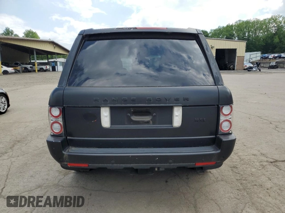 2010 Land Rover Range Rover HSE with VIN SALME1D41AA308286, listed as a Copart auction lot 59090035 with 172,490 mi miles and Clean title. Bid and sale history available at DreamBid. Image 6.