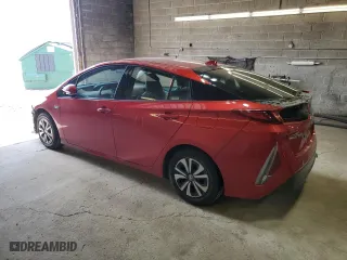2018 Toyota Prius Prime Plus with VIN JTDKARFP7J3101857, listed as a Copart auction lot 53268185 with 136,876 mi miles and Salvage Title. Bid and sale history available at carsss.com. Image 2.