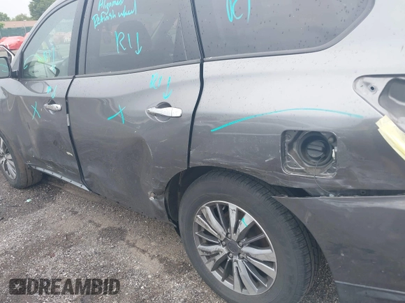 2019 Nissan Pathfinder SV with VIN 5N1DR2MN0KC616920, listed as a IAAI auction lot 42254795 with 8,897 mi miles and . Bid and sale history available at DreamBid. Image 6.