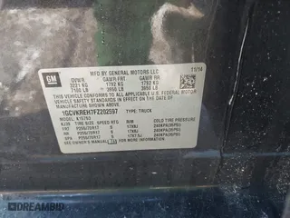 2015 Chevrolet Silverado 1500 LT with VIN 1GCVKREH7FZ202597, listed as a IAAI auction lot 41368688 with 1 mi miles. Bid and sale history available at carsss.com. Image 9.